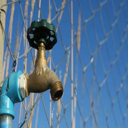 This is an outdoor water fauce